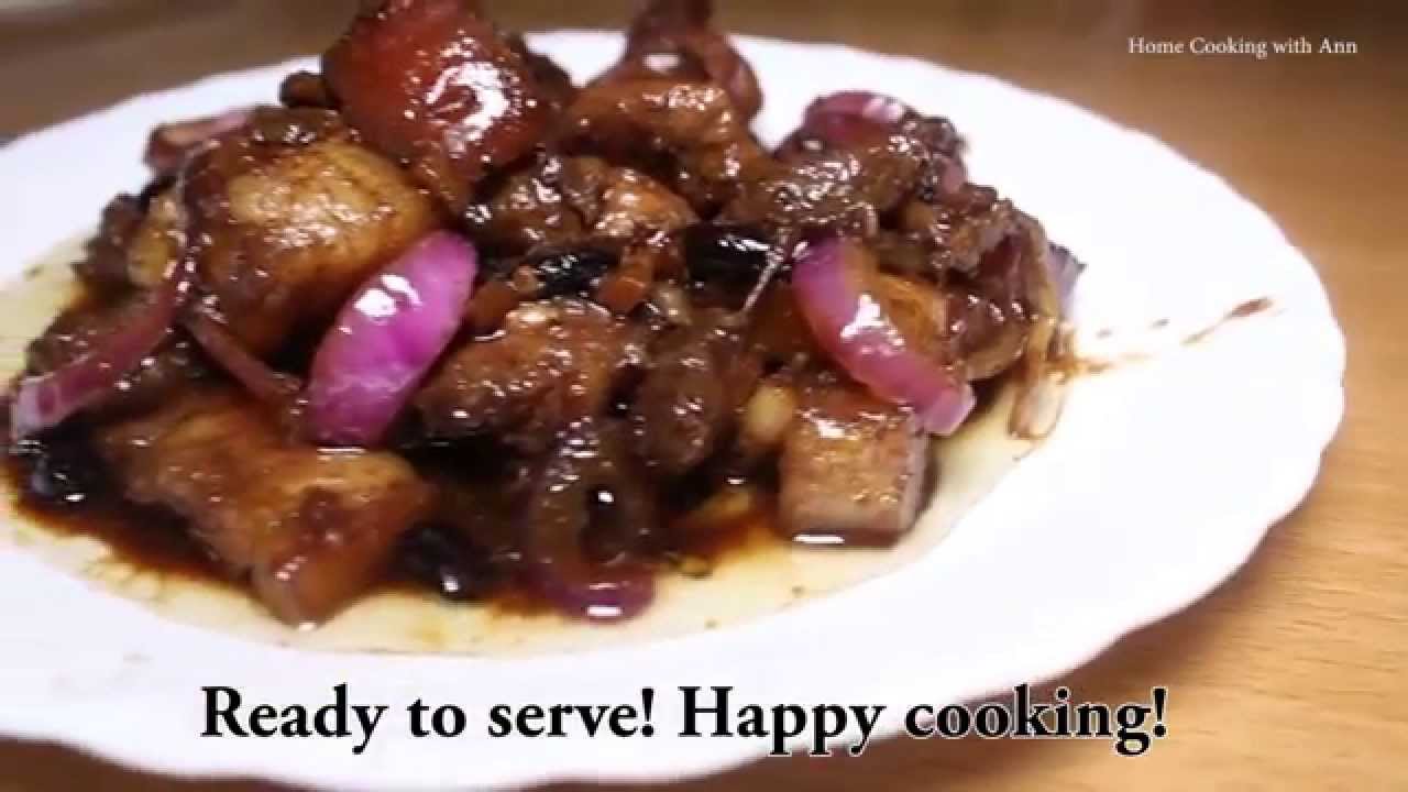 How to cook Pork Humba (Braised Pork) HD 1080p YouTube