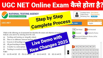 Online Exam Kaise Hota Hai ? How to Attempt Online UGC NET Exam ? Online exam Demo | UGC NET MENTOR