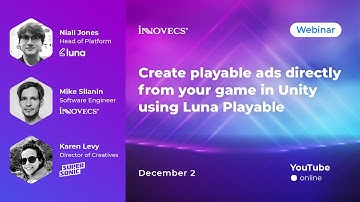 Create playable ads directly from your game in Unity using Luna Playable