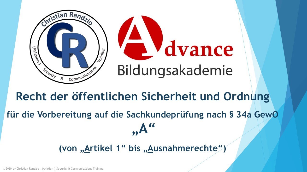 Recht Der öffentlichen Sicherheit Und Ordnung www.youtube.com