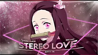 Nezuko Kamado - Stereo Love [Edit/Amv]! (+free project file) 📱