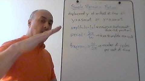 Trigonometry Help - Simple Harmonic Motion