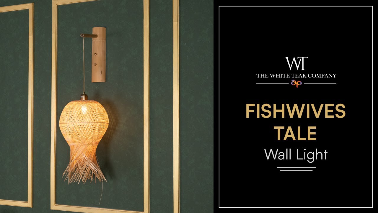 Fishwives Tale Rattan Wall Light