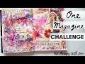 The Power of Reflection | One Magazine Challenge #13 | Magazine Collage Art Journal Page