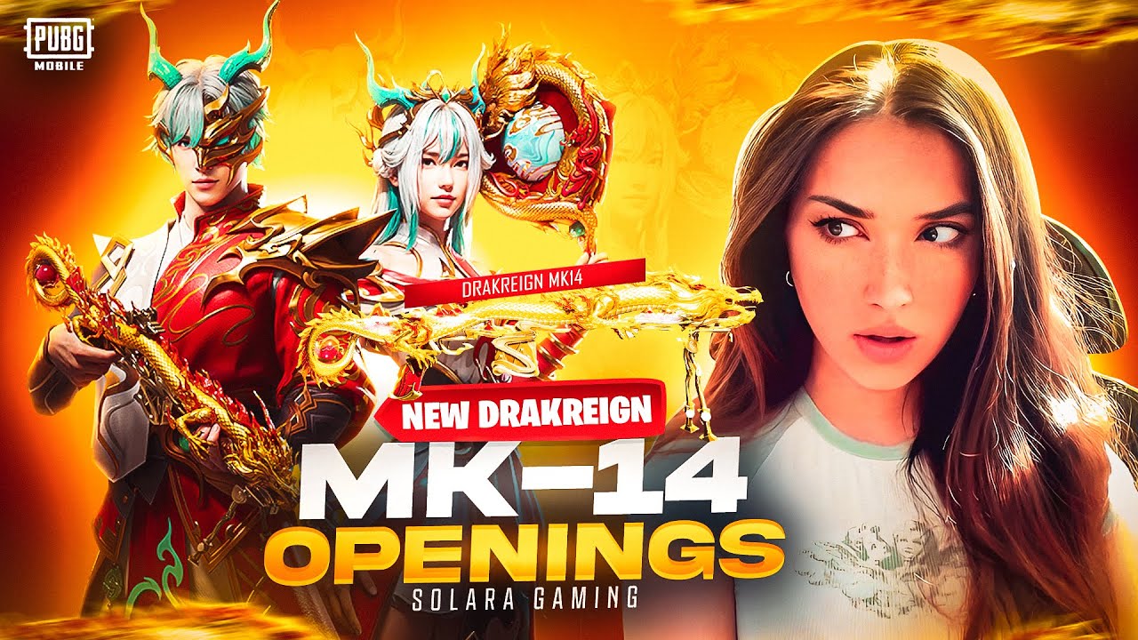 MAXING NEW DRAKREIGN MK14 || LUCKY SPIN OPENING || DRAGON EMPEROR SET || PUBG MOBILE
