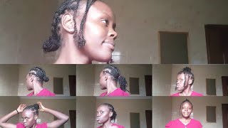 11 HAIRSTYLES ON MY MINI BRAIDS.