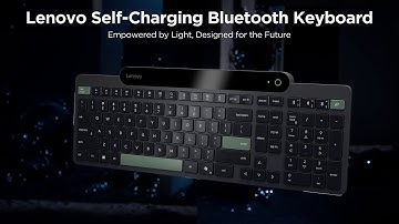 Lenovo Self-Charging Bluetooth Keyboard Product Tour