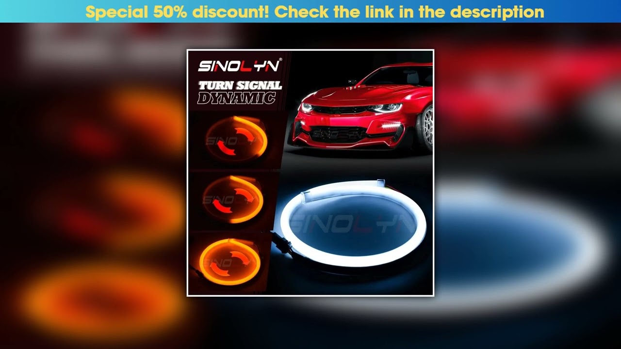 Best LED Strips Sequential Flowing Dynamic Turn Signal Lights DRL Flexible Strip For Cars Motorcycl