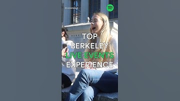 Top Berkeley Live Events Experience 🎤 #ucberkeley #berkeley #concerts #spotify #college #cal