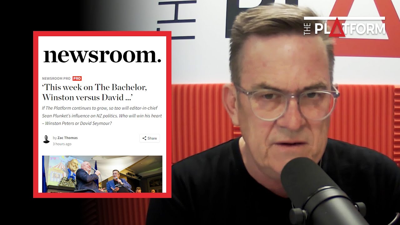 Sean Plunket Reacts to Newsroom’s Glowing Endorsement of The Platform