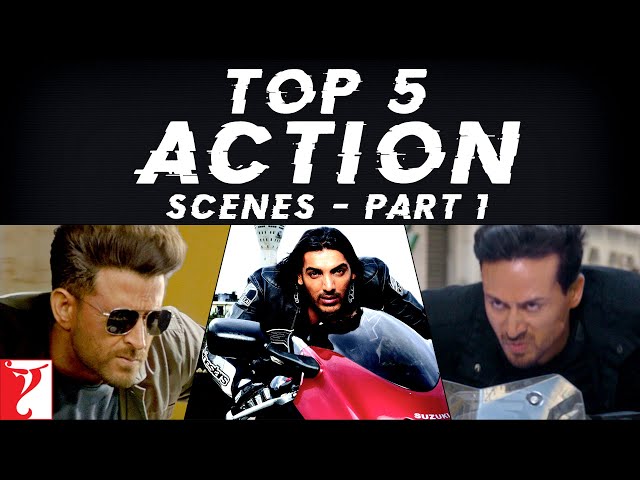 Top 5 Action Scenes | Part 1 | Bike Chase Sequences | Hrithik, Tiger, Salman, Aamir, John, Abhishek class=