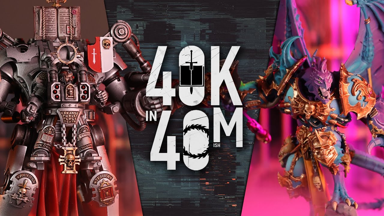 Grey Knights vs Thousand Sons : Psyker Duel! - 40k in 40m Warhammer Battle