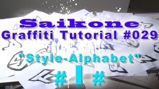 Saikone Graffiti Tutorial Style-Alphabet