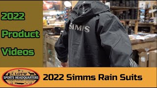 2022 Simms Rain Suits