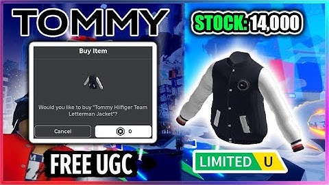 [UGC LIMITED] Tommy Play Script - Remove Obstacles (Letterman Jacket)