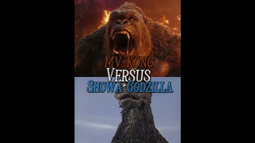 Showa Godzilla vs mv kong