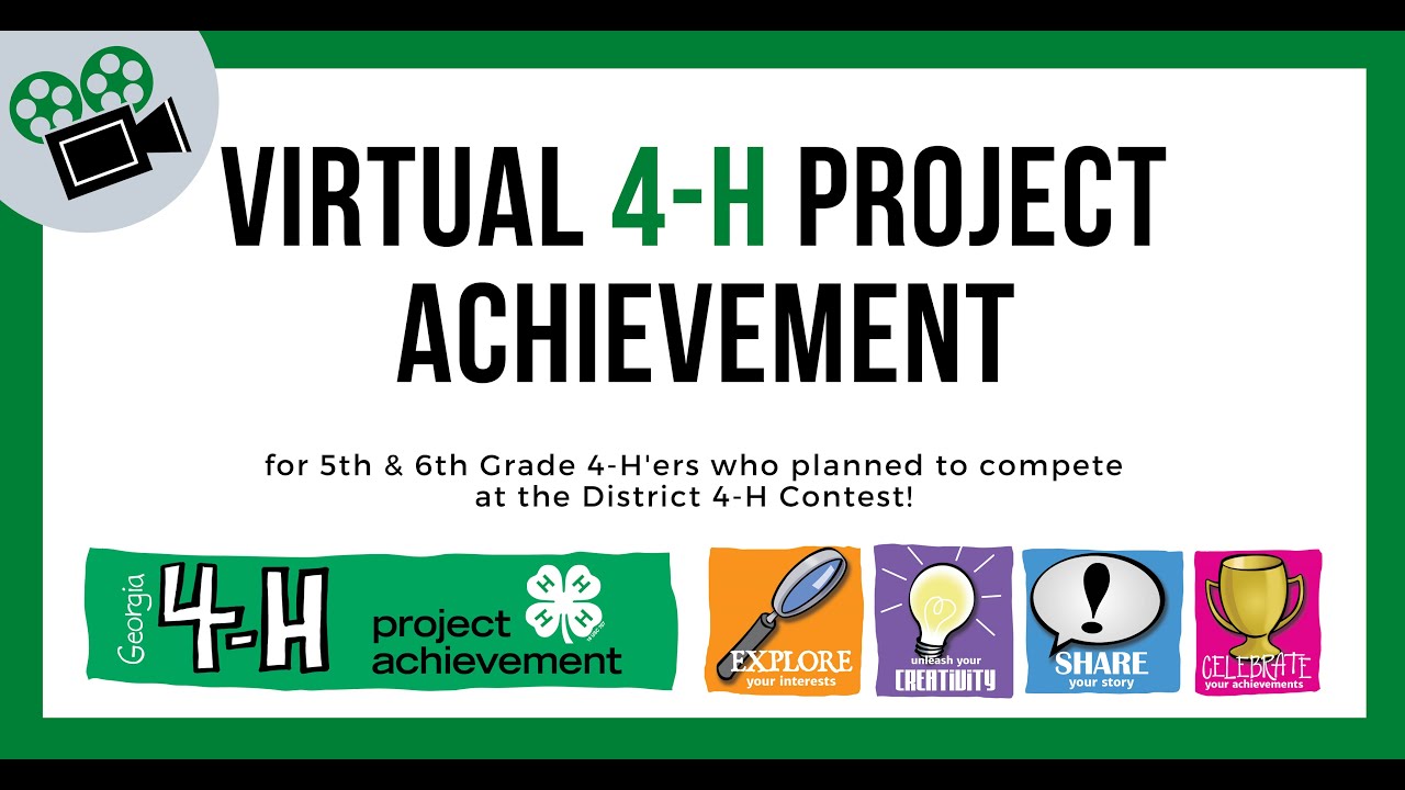 Georgia 4-H Virtual Cloverleaf Project Achievement