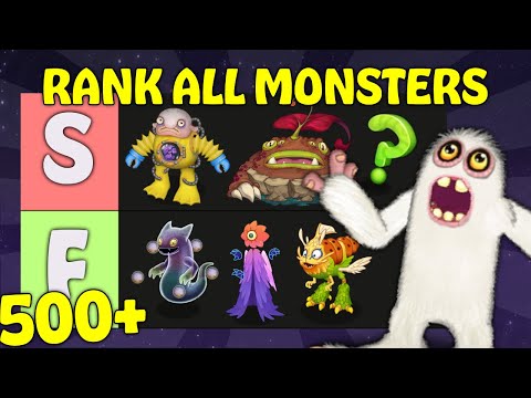 The ULTIMATE MSM Tier List: All 500+ Monsters Ranked!