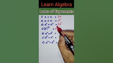 Algebra Rules |Rules of Algebra #shorts #shortvideo #algebra