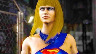 Mortal Kombat XL - Supergirl Tanya Costume Mod Performs Intros On All Stages 4K Mods