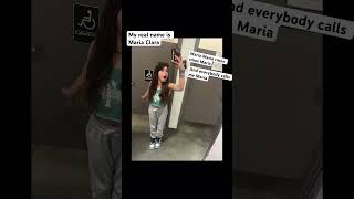 Am from Brazil and in Brazil we have 2 first names so that’s why my name is Maria Clara
