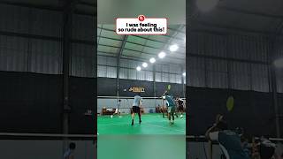 Drive him left to right 🙏🙏 #fyp #viral #foryou #trendingshorts #badminton #trickshots #semuaorang