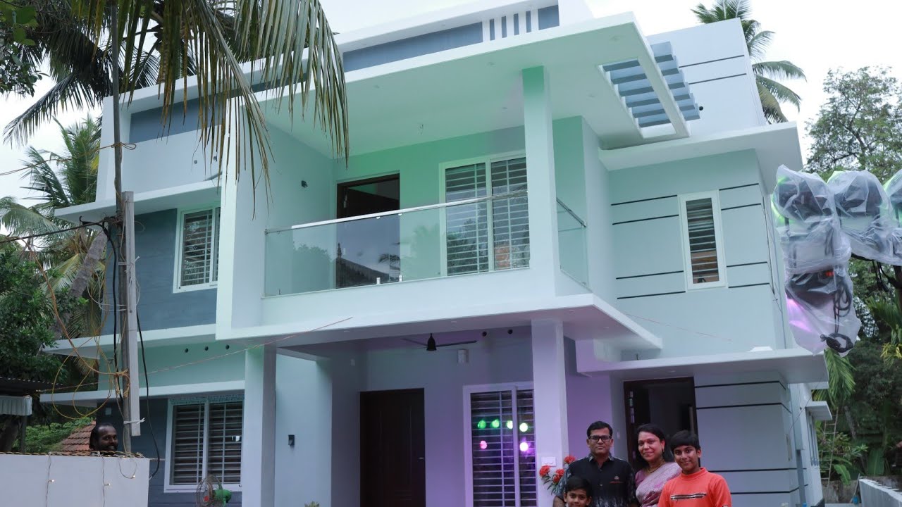 Its our new home I Latest home design I Near Vaikom Mahadeva Temple Nijishas Channel