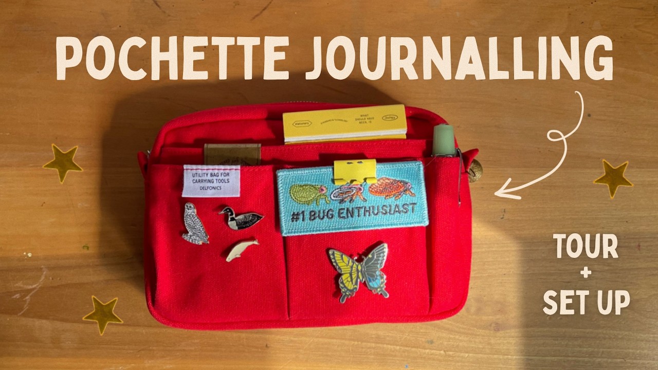 mon kit journalling de voyage ✹ (avec la delfonics small pouch)