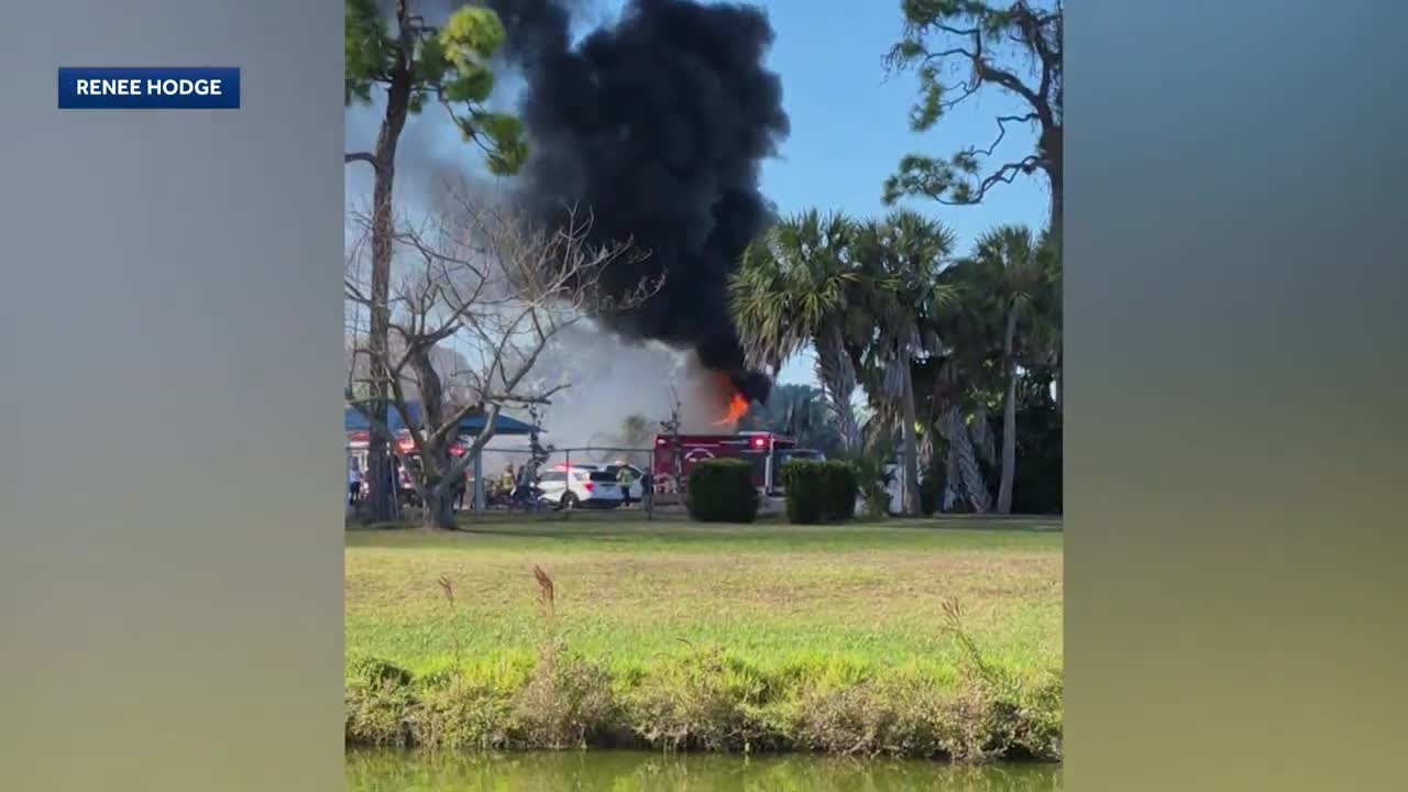 2 injured in house fire along McGuire Ave in Port Charlotte