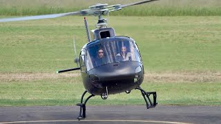 Airbus Helicopters H125 (AS350B2) | Startup &amp; Takeoff at Nancy Airport #aviation #helicopter #cool