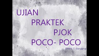 Ujian Praktek PJOK Senam Poco Poco