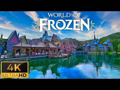 [4K] World of Frozen - Walk Tour - Hong Kong Disneyland Resort