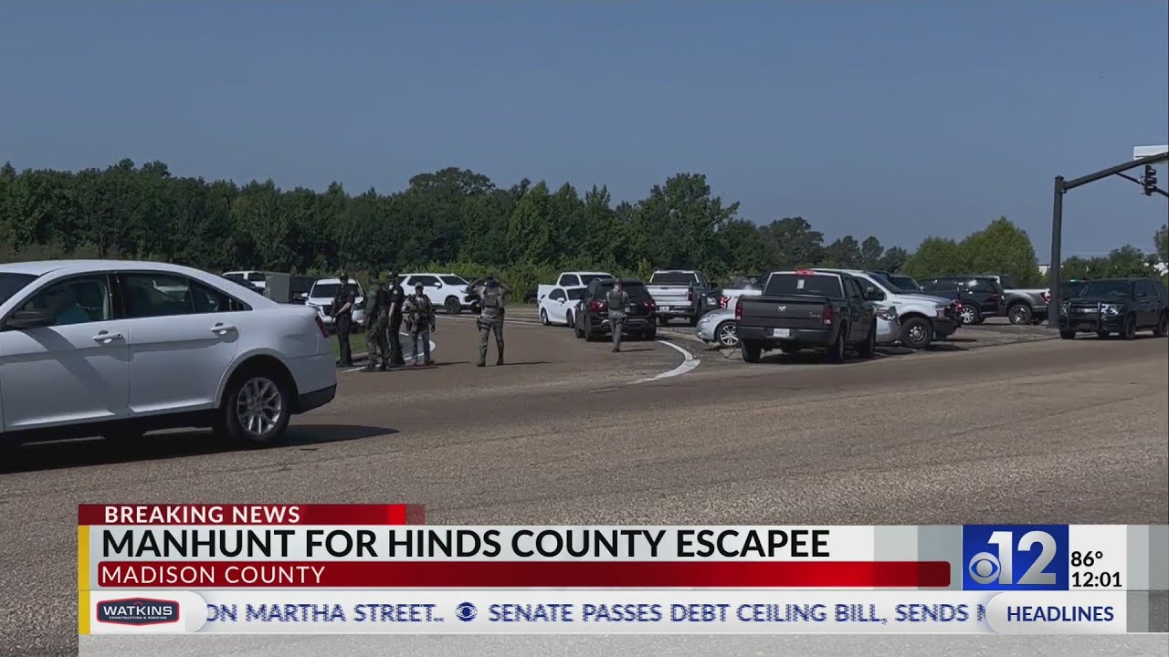 Madison County manhunt underway for Hinds County escapee - YouTube