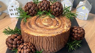 CAKE “STUMP”. SURPRISE YOUR GUESTS WITH A BEAUTIFUL, DELICIOUS, HOLIDAY CAKE.