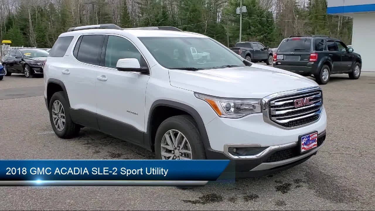 2018 GMC ACADIA SLE2 Sport Utility Grayling Gladwin west Branch Clare
