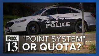FOX 13 Investigates: Police quotas are illegal, but Ogden has a ‘point system’