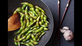 Spicy Garlic Edamame ادامامي بصوص الثوم والفلفل