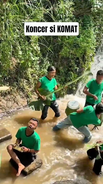 Konser si Komat dan babang tampan #babangtampan #cosplay #kangenband #andikakangenband