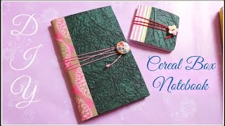 Best out of waste | #Diy - Cereal box Notebook