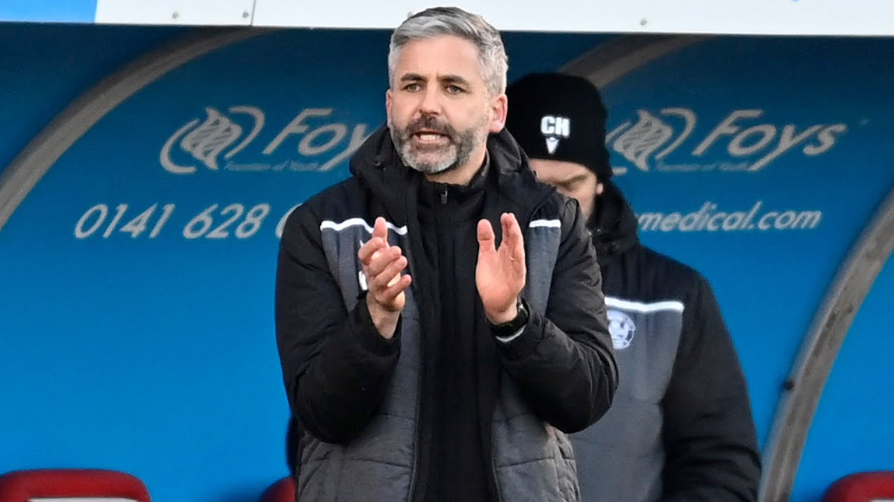 Keith Lasley reacts to Hamilton defeat