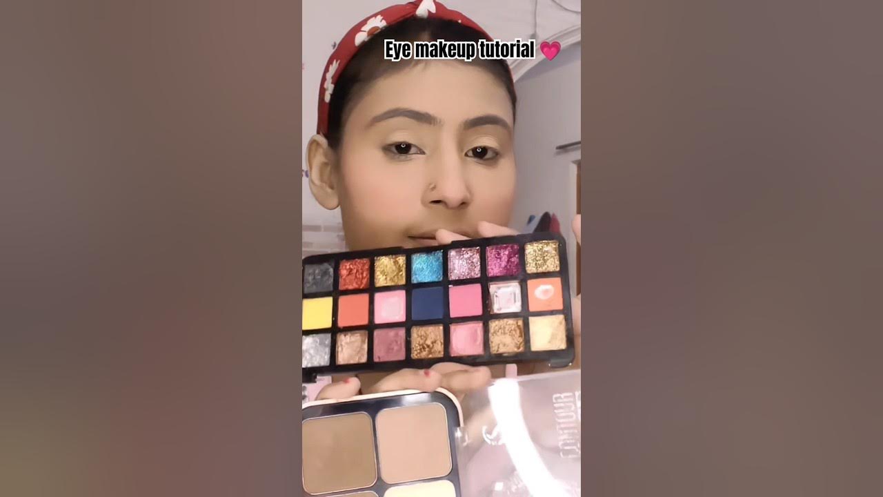  Bold eye makeup tutorial 😍 - YouTube