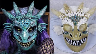 Dragon Makeup Tutorial & How to Make a Prosthetic with Latex screenshot 5