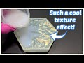 Texture effect in epoxy resin using a plastic bag   resincrafts