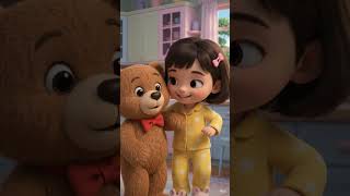 Mimi and teddy in kitchen #viral #kids