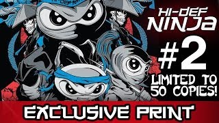 Hi-Def Ninja Limited Print #2 (Red) | Hi-Def Ninja.com screenshot 1