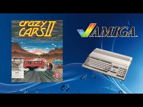 CRAZY CARS II / F40 PURSUIT SIMULATOR - GAMEPLAY - AMIGA 500