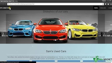 1 – Introduction – A One Page Automobile Website Design – Chat, Tracking System with Twitter Bootstr