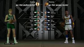 NBA 2K26 - Boston Celtics @  Indiana Pacers - All-Time Teams Round 1 Game 3 Celtics Vs Pacers Match Player Stats 3184536