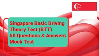 Singapore Basic Driving Theory Test (BTT): Mock Examination #2 - 50 Questions & Answers screenshot 5