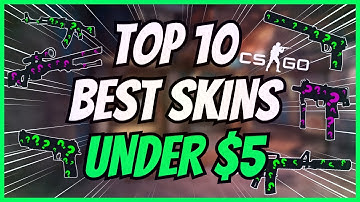 Top 10 BEST CSGO SKINS Under $5! - Insane CS2 Budget Skins (2023)